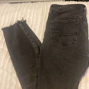 American Eagle dark grey jeans